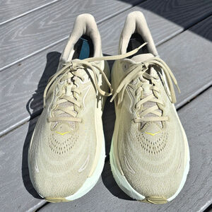 Hoka One Women's Arahi 8 Running shoes Oyster/Mushroom/Truffle, Size 10